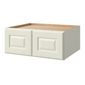 allen + roth Pattingham 30-in W x 12.125-in H x 12-in D Harbor Wall Fully Assembled Cabinet (Raised Panel Square Door Style)