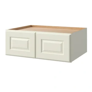 allen + roth Pattingham 30-in W x 15.125-in H x 24-in D Harbor Wall Fully Assembled Cabinet (Raised Panel Square Door Style)