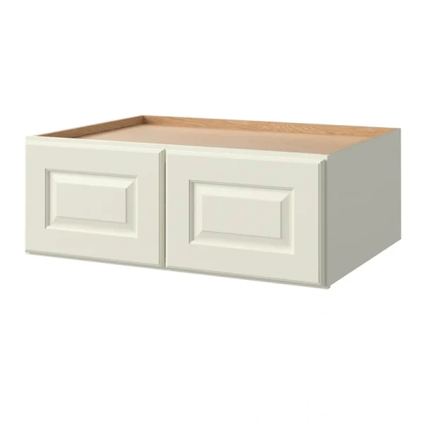 allen + roth Pattingham 30-in W x 15.125-in H x 24-in D Harbor Wall Fully Assembled Cabinet (Raised Panel Square Door Style)