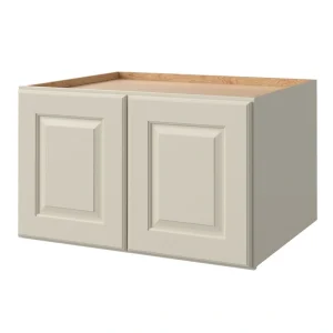 allen + roth Pattingham 30-in W x 18.125-in H x 24-in D Harbor Wall Fully Assembled Cabinet (Raised Panel Square Door Style)