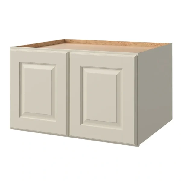 allen + roth Pattingham 30-in W x 18.125-in H x 24-in D Harbor Wall Fully Assembled Cabinet (Raised Panel Square Door Style)