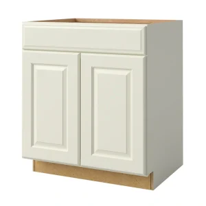 allen + roth Pattingham 30-in W x 34.5-in H x 24-in D Harbor 1-Drawer Base Fully Assembled Cabinet (Raised Panel Slab Door Style)