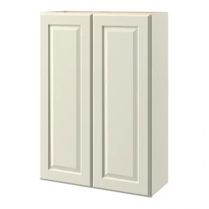 allen + roth Pattingham 30-in W x 42-in H x 12-in D Harbor Wall Fully Assembled Cabinet (Raised Panel Square Door Style)