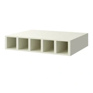 allen + roth Pattingham 30-in W x 6-in H x 12-in D Harbor Open Cube Organizer Wall Fully Assembled Cabinet (Raised Panel Style)