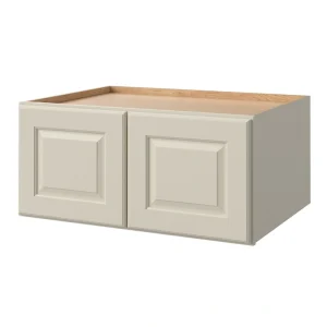 allen + roth Pattingham 33-in W x 15.125-in H x 24-in D Harbor Wall Fully Assembled Cabinet (Raised Panel Square Door Style)
