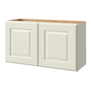 allen + roth Pattingham 33-in W x 18.125-in H x 12-in D Harbor Wall Fully Assembled Cabinet (Raised Panel Square Door Style)