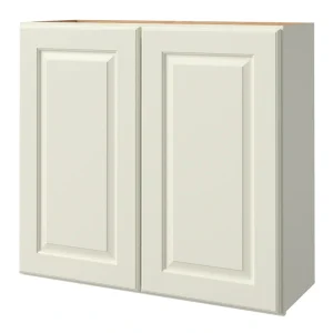 allen + roth Pattingham 33-in W x 30-in H x 12-in D Harbor Wall Fully Assembled Cabinet (Raised Panel Square Door Style)
