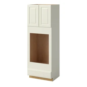 allen + roth Pattingham 33-in W x 84-in H x 24-in D Harbor 1-Drawer Wall Fully Assembled Cabinet (Raised Panel Shaker Style)