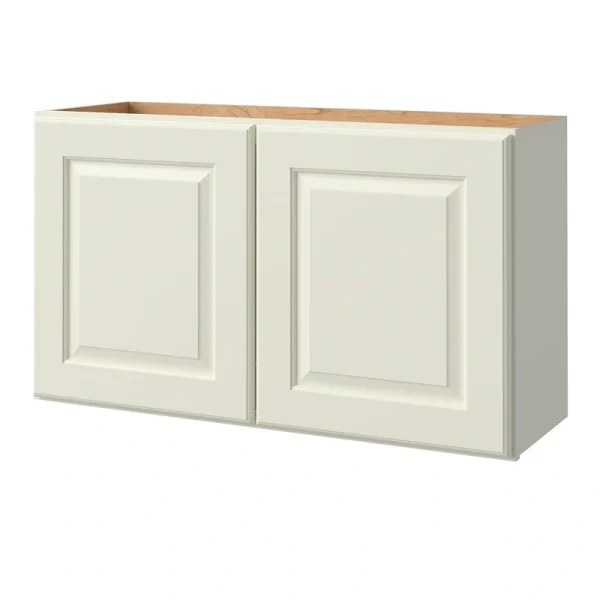 allen + roth Pattingham 36-in W x 20.625-in H x 12-in D Harbor Wall Fully Assembled Cabinet (Raised Panel Square Door Style)