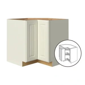 allen + roth Pattingham 36-in W x 34.5-in H x 24-in D Harbor Lazy Susan Corner Base Fully Assembled Cabinet (Raised Panel Square Style) T726926073