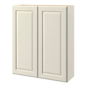 allen + roth Pattingham 36-in W x 39-in H x 12-in D Harbor Wall Fully Assembled Cabinet (Raised Panel Square Door Style)