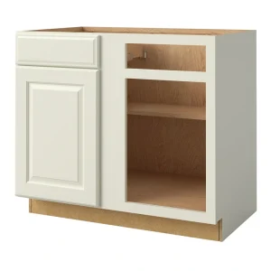 allen + roth Pattingham 39-in W x 34.5-in H x 24-in D Harbor Blind 1-Drawer Base Fully Assembled Cabinet (Raised Panel Square Style)