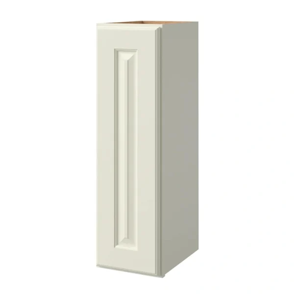 allen + roth Pattingham 9-in W x 30.125-in H x 12-in D Harbor Wall Fully Assembled Cabinet (Raised Panel Square Door Style)