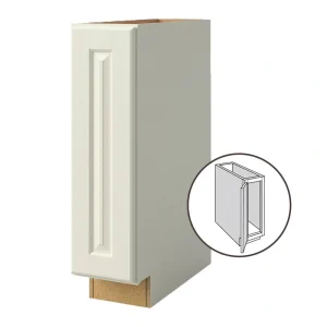 allen + roth Pattingham 9-in W x 34.5-in H x 24-in D Harbor Base Fully Assembled Cabinet (Raised Panel Square Door Style) T726926060