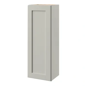 allen + roth Stonewall 15-in W x 42.125-in H x 12-in D Stone Wall Fully Assembled Cabinet (Flat Panel Shaker Door Style)