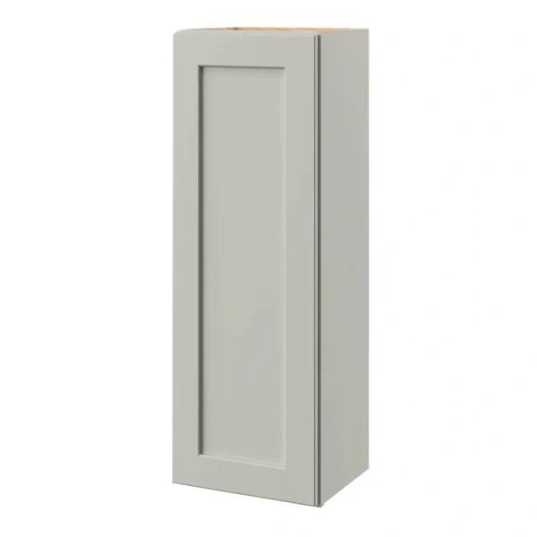 allen + roth Stonewall 15-in W x 42.125-in H x 12-in D Stone Wall Fully Assembled Cabinet (Flat Panel Shaker Door Style)