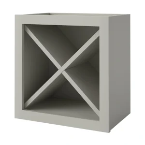 allen + roth Stonewall 18-in W x 18.125-in H x 12-in D Stone Open Cube Organizer Wall Fully Assembled Cabinet (Flat Panel Style)