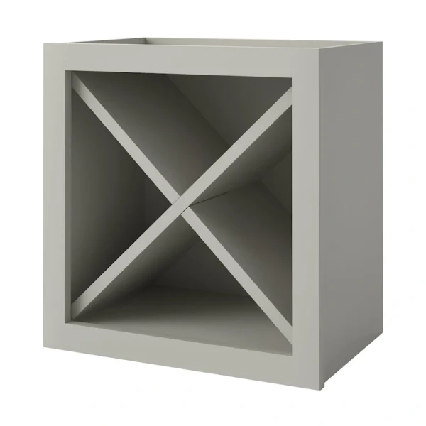 allen + roth Stonewall 18-in W x 18.125-in H x 12-in D Stone Open Cube Organizer Wall Fully Assembled Cabinet (Flat Panel Style)