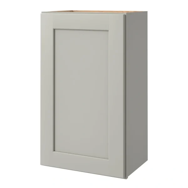 allen + roth Stonewall 18-in W x 30.125-in H x 12-in D Stone Wall Fully Assembled Cabinet (Flat Panel Shaker Door Style)