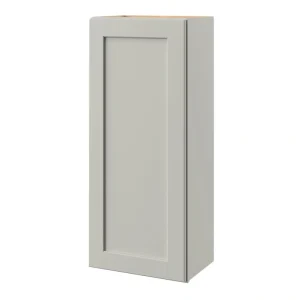 allen + roth Stonewall 18-in W x 42.125-in H x 12-in D Stone Wall Fully Assembled Cabinet (Flat Panel Shaker Door Style)