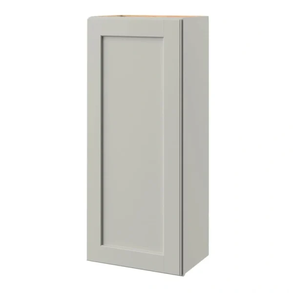 allen + roth Stonewall 18-in W x 42.125-in H x 12-in D Stone Wall Fully Assembled Cabinet (Flat Panel Shaker Door Style)