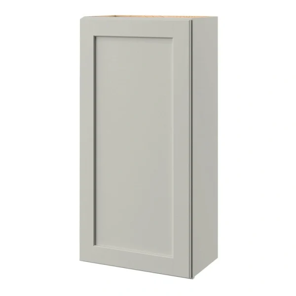 allen + roth Stonewall 21-in W x 39.125-in H x 12-in D Stone Wall Fully Assembled Cabinet (Flat Panel Shaker Door Style)