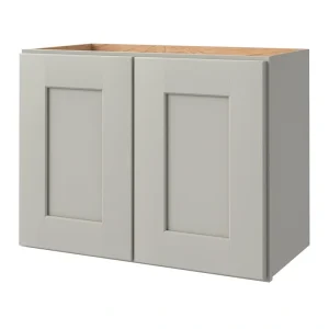 allen + roth Stonewall 24-in W x 18.125-in H x 12-in D Stone Wall Fully Assembled Cabinet (Flat Panel Shaker Door Style)