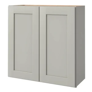 allen + roth Stonewall 24-in W x 24.5-in H x 12-in D Stone Wall Fully Assembled Cabinet (Flat Panel Shaker Door Style)
