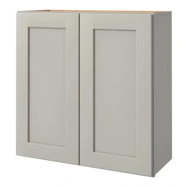 allen + roth Stonewall 24-in W x 24.5-in H x 12-in D Stone Wall Fully Assembled Cabinet (Flat Panel Shaker Door Style)