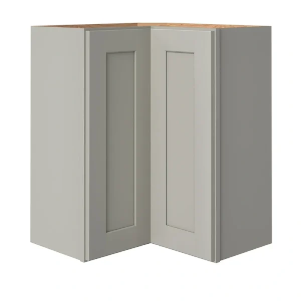 allen + roth Stonewall 24-in W x 30.125-in H x 12-in D Stone Blind Corner Wall Fully Assembled Cabinet (Flat Panel Shaker Style) T726925637