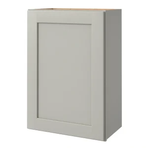 allen + roth Stonewall 24-in W x 30-in H x 12-in D Stone Wall Fully Assembled Cabinet (Flat Panel Shaker Door Style)