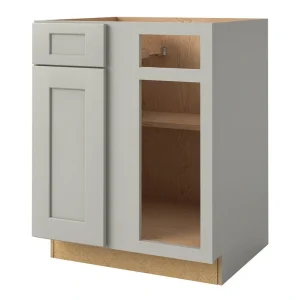 allen + roth Stonewall 27-in W x 34.5-in H x 24-in D Stone Blind 1-Drawer Base Fully Assembled Cabinet (Flat Panel Shaker Style)