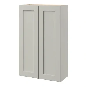 allen + roth Stonewall 27-in W x 42-in H x 12-in D Stone Wall Fully Assembled Cabinet (Flat Panel Shaker Door Style)