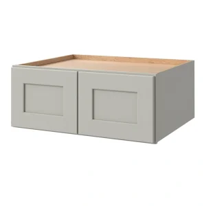 allen + roth Stonewall 30-in W x 12.125-in H x 24-in D Stone Wall Fully Assembled Cabinet (Flat Panel Shaker Door Style)