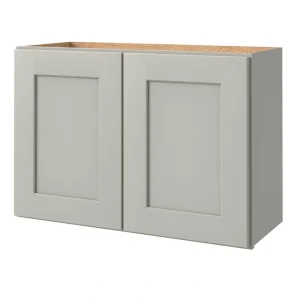 allen + roth Stonewall 30-in W x 20.625-in H x 12-in D Stone Wall Fully Assembled Cabinet (Flat Panel Shaker Door Style)
