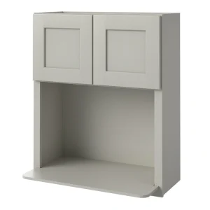 allen + roth Stonewall 30-in W x 36.125-in H x 12-in D Stone Wall Fully Assembled Cabinet (Flat Panel Shaker Door Style) T726925600