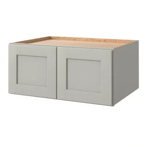 allen + roth Stonewall 33-in W x 15.125-in H x 24-in D Stone Wall Fully Assembled Cabinet (Flat Panel Shaker Door Style)