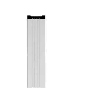 American Pro Decor 3/4 in. x 4-1/2 in. x 96 in. Fluted Polyurethane Door Sorround Case Moulding Pro Pack 16 LF (2-Pack)
