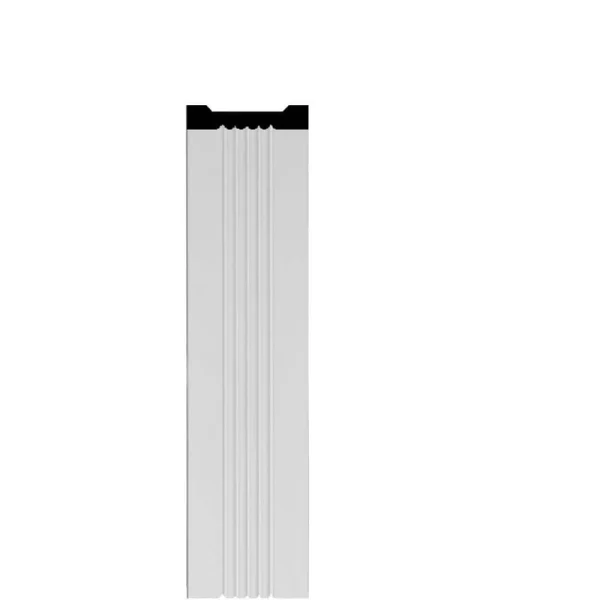 American Pro Decor 3/4 in. x 4-1/2 in. x 96 in. Fluted Polyurethane Door Sorround Case Moulding Pro Pack 16 LF (2-Pack)