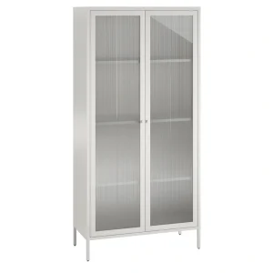 Ameriwood Home Ashbury Heights 35.38-in W x 72.83-in H Steel White Freestanding Utility Storage Cabinet