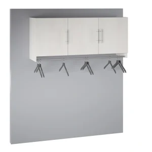 Ameriwood Home Camberly 53.98-in W x 23.62-in H x 15.35-in D Freestanding Composite Wood Garage Cabinet in White