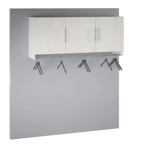 Ameriwood Home Camberly 53.98-in W x 23.62-in H x 15.35-in D Freestanding Composite Wood Garage Cabinet in White