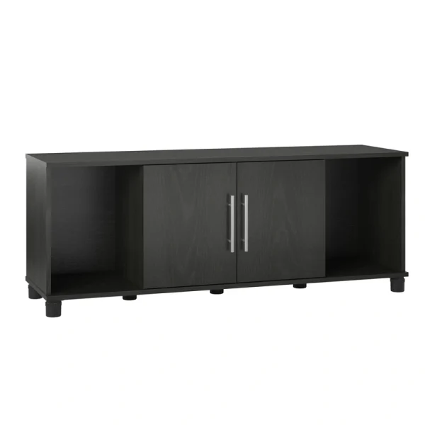 Ameriwood Home Camberly 54-in W x 18-in H x 15.4-in D Freestanding Composite Wood Garage Cabinet in Black