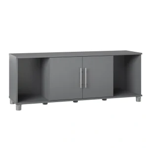 Ameriwood Home Camberly 54-in W x 18-in H x 15.4-in D Freestanding Composite Wood Garage Cabinet in Gray