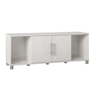 Ameriwood Home Camberly 54-in W x 18-in H x 15.4-in D Freestanding Composite Wood Garage Cabinet in White