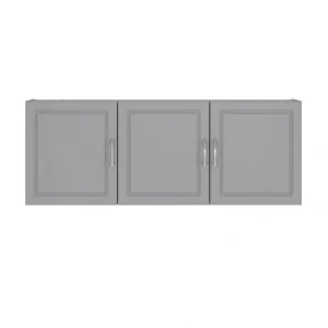 Ameriwood Home Kendall 54-in W x 20.31-in H x 12.43-in D Wall-mounted Composite Wood Garage Cabinet in Gray