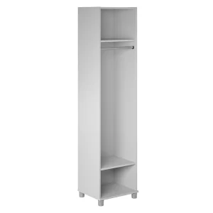 Ameriwood Home Lory 18.23-in W x 74.25-in H x 15.4-in D Freestanding Composite Wood Garage Cabinet in Gray