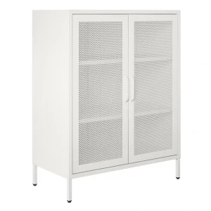 Ameriwood Home Sunset District 31.5-in W x 39.96-in H Steel White Freestanding Utility Storage Cabinet
