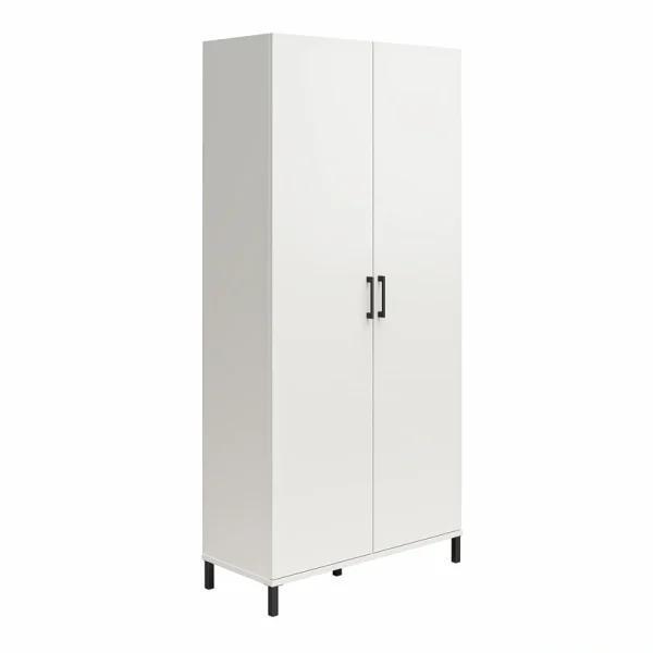Ameriwood Home Versa 23.7-in W x 75.2-in H Particleboard White Freestanding Utility Storage Cabinet