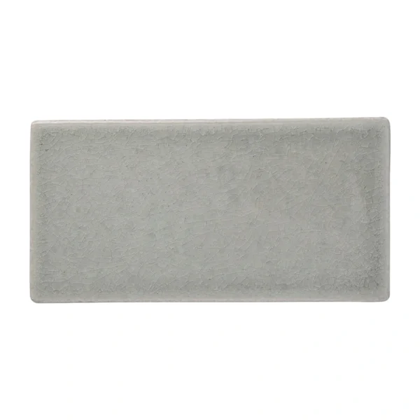 Apollo Tile (Sample) Deluxe Slate Blue 3-in x 6-in Glossy Ceramic Marble Look Wall Tile